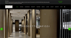 Desktop Screenshot of progettoinfissi.org